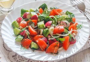 tomato-cucumber-salad